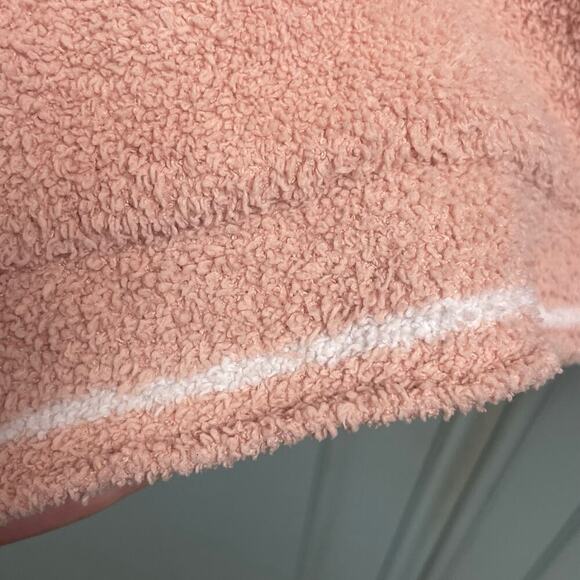 Barefoot Dreams Cozy Chic Pink Pullover Front Pocket Soft Cozy Sz XS Lounge - Picture 3 of 5